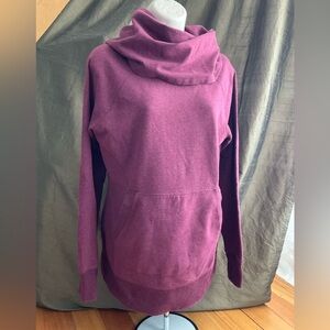 L.L. Bean Maroon Cowl Neck Top